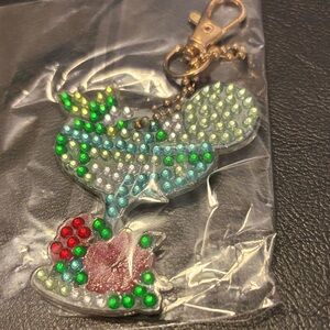 Creative Crystal Embellished Keychain Diamond Art